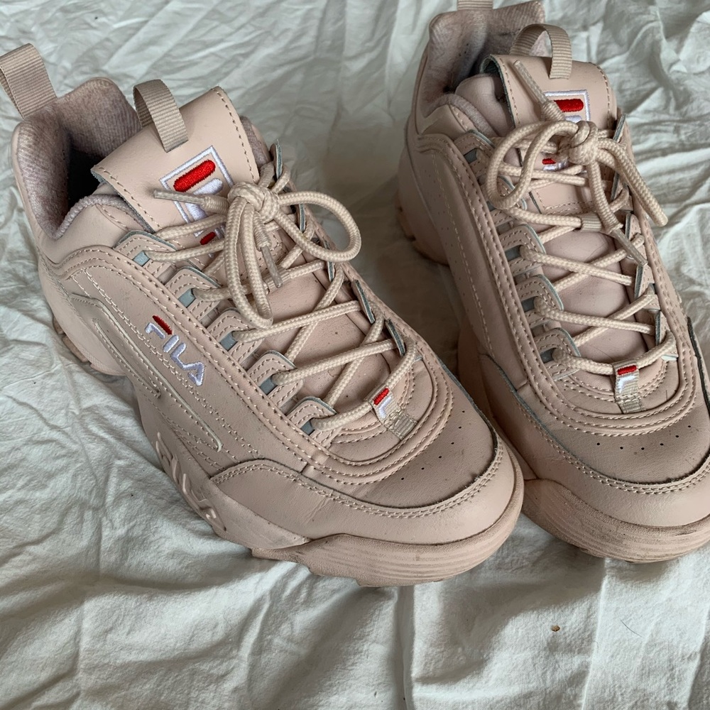 Powder pink Filas